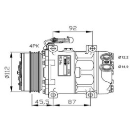 COMPRESSEUR E.S. REF  435390