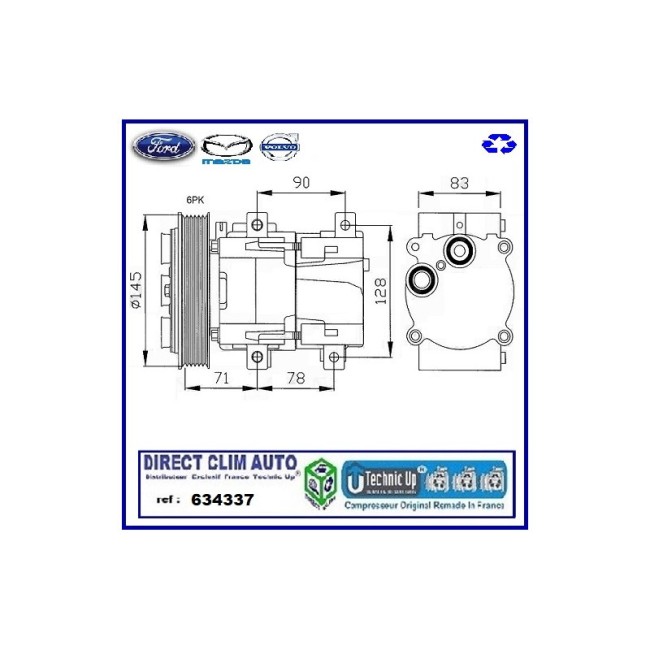 COMPRESSEUR E.S. REF  434337