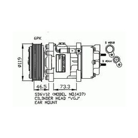 COMPRESSEUR E.S. REF  435714