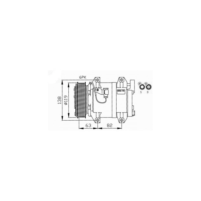 COMPRESSEUR E.S. REF  435111