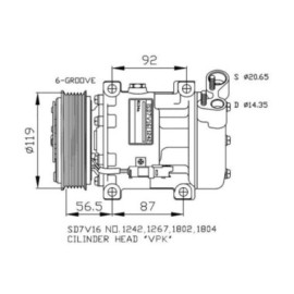 COMPRESSEUR E.S. REF  435534